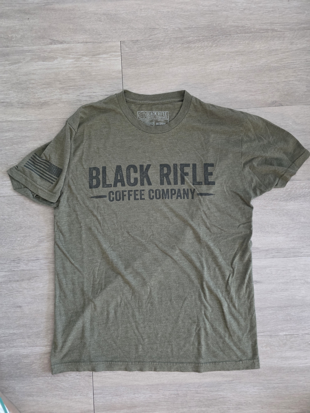 Men's Olive Green Logo Tee